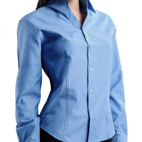 Blusa Oxford Manga Larga - Imagen 3