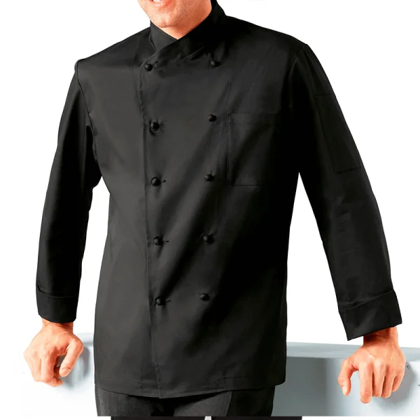 Chaqueta Chef Negra Hombre